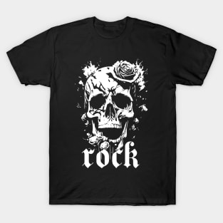 rock skull design T-Shirt